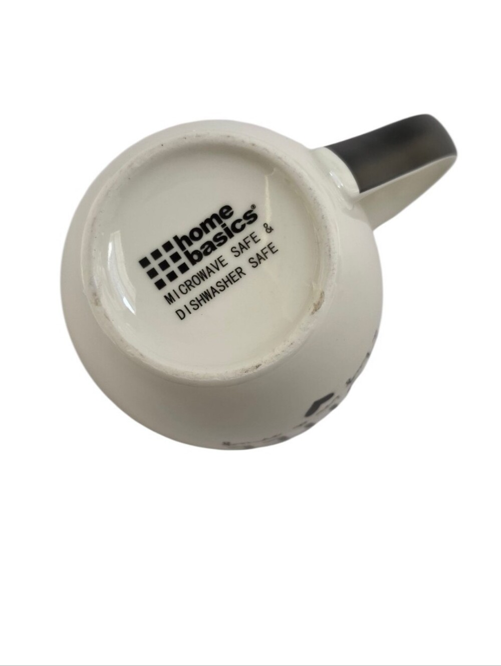 Home Basics Coffee A Hug in a Mug Black White Ceramic Coffee Mug - Picture 7 of 7